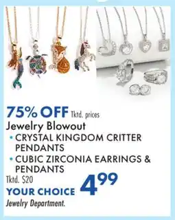 Boscov's Jewelry Blowout offer