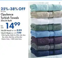Boscov's Opulence Turkish Towels offer