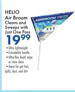 Boscov's HELIO Air Broom Cleans and Sweeps with Just One Pass offer