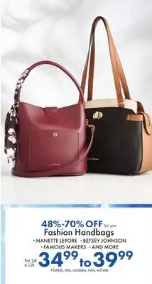 Boscov's Fashion Handbags offer