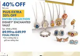 Boscov's ENTIRECOLLECTION DISNEY ENCHANTED VAULT offer