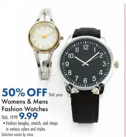 Boscov's Womens & Mens Fashion Watches offer