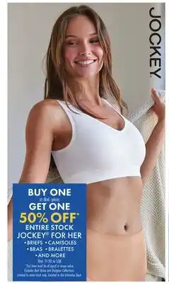 Boscov's ENTIRE STOCK JOCKEY FOR HER offer