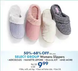 Boscov's SELECT GROUP Womens Slippers offer