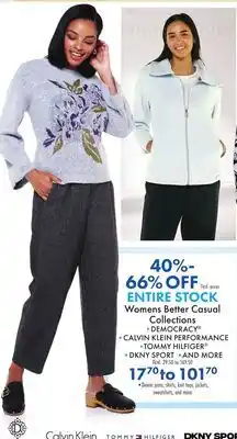 Boscov's ENTIRE STOCK Womens Better Casual Collections offer