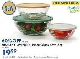 Boscov's HEALTHY LIVING 6-Piece Glass Bowl Set offer