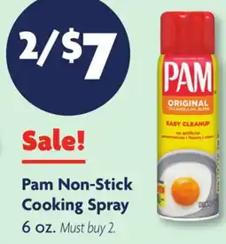Family Dollar Pam Non-Stick Cooking Spray offer