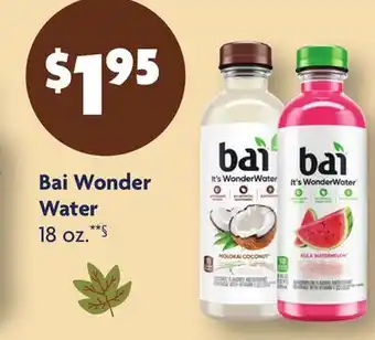 Family Dollar Bai Wonder Water offer
