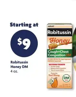 Family Dollar Robitussin Honey DM offer