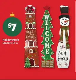 Family Dollar Holiday Porch Leaners offer