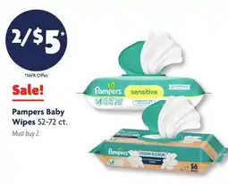 Family Dollar Pampers Baby Wipes offer