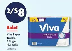 Family Dollar Viva Paper Towels offer