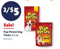 Family Dollar Pup-Peroni Dog Treats offer
