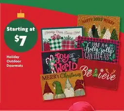 Family Dollar Holiday Outdoor Doormats offer