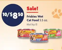 Family Dollar Purina Friskies Wet Cat Food offer