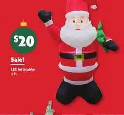 Family Dollar LED Inflatables offer