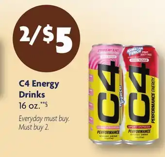 Family Dollar C4 Energy Drinks offer