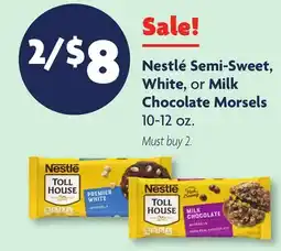 Family Dollar Nestlé Semi-Sweet, White, or Milk Chocolate Morsels offer