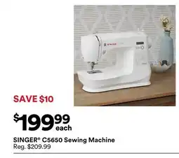 Michaels SINGer c5650 Sewing Machine offer