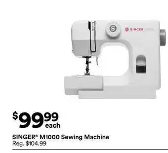 Michaels SINGer M1000 Sewing Machine offer