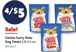 Family Dollar Canine Carry Outs Dog Treats offer