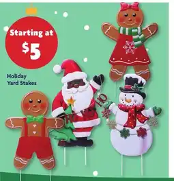 Family Dollar Holiday Yard Stakes offer
