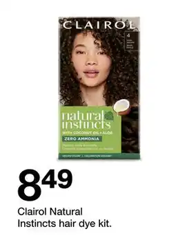 Target Clairol Natural Instincts hair dye kit offer