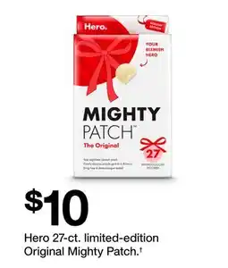 Target Hero 27-ct. limited-edition Original Mighty Patch† offer