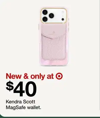 Target Kendra Scott MagSafe wallet offer