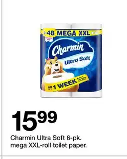 Target Charmin Ultra Soft 6-pk. mega XXL-roll toilet paper offer