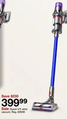 Target Dyson V11 stick vacuum offer