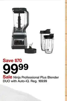 Target Ninja Professional Plus Blender DUO with Auto-iQ offer