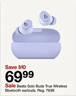 Target Beats Solo Buds True Wireless Bluetooth earbuds offer