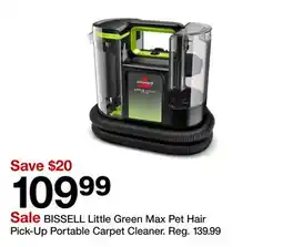 Target BISSELL Little Green Max Pet Hair Pick-Up Portable Carpet Cleaner offer