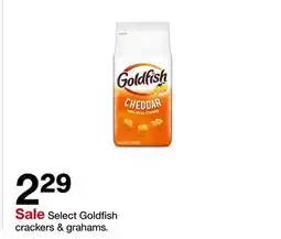 Target Select Goldfish crackers & grahams offer