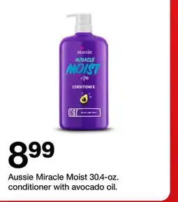 Target Aussie Miracle Moist 30.4 - oz. conditioner with avocado oil offer