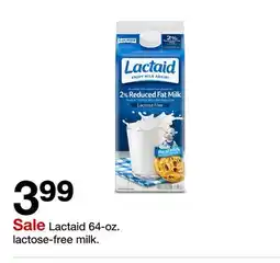 Target Lactaid 64-oz. Lactose-Free Milk offer