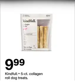 Target Kindfull. 5-ct. collagen roll dog treats offer