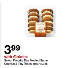 Target Select Favorite Day Frosted Sugar Cookies & Tiny Treats offer