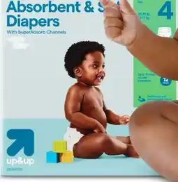 Target up&up 200-ct. absorbent & soft diapers offer