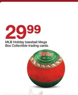 Target MLB Holiday baseball Mega Box Collectible trading cards offer