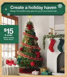 Target Select holiday home decor offer