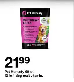 Target Pet Honesty 60-ct. 10-in-1 dog multivitamin offer