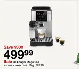 Target De'Longhi Magnifica espresso machine offer