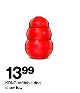 Target KONG refillable dog chew toy offer