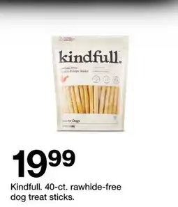 Target Kindfull. 40-ct. rawhide-free dog treat sticks offer