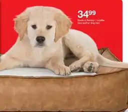 Target Boots & Barkley cuddler faux leather dog bed offer