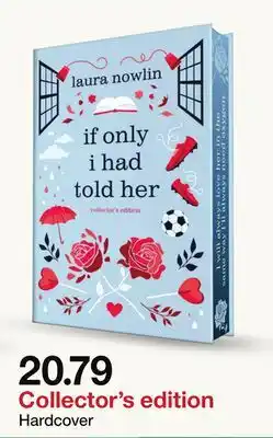 Target Laura Nowlin if only i had told her offer