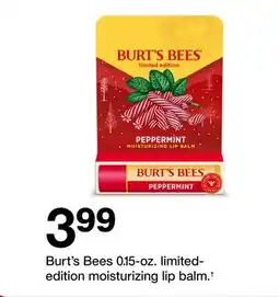 Target Burt's Bees 015-oz. limited- edition moisturizing lip balm.† offer