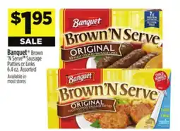 Dollar General Banquet Brown Sausage Patties or Links offer